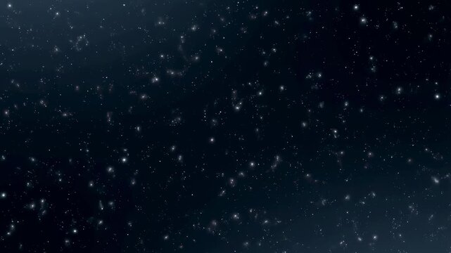 Starry night sky with twinkling stars and cosmic dust. Ideal for space-themed projects, astronomy, and relaxation visuals