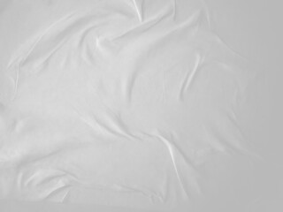 Obraz premium White Wrinkled Paper Texture Background, Minimal Abstract Surface