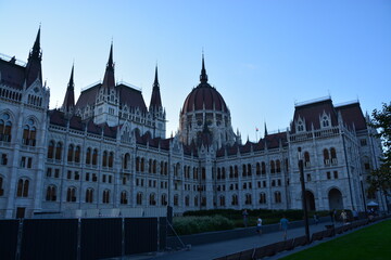 Obraz premium ハンガリー ブダペストの国会議事堂