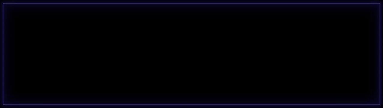 Abstract dark background with neon purple glowing linear border frames at top and bottom
