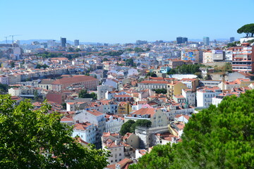 Fototapeta premium ポルトガル リスボンの街並み