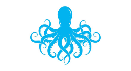 An octopus illustration showcasing its tentacles from a front viewpoint © John