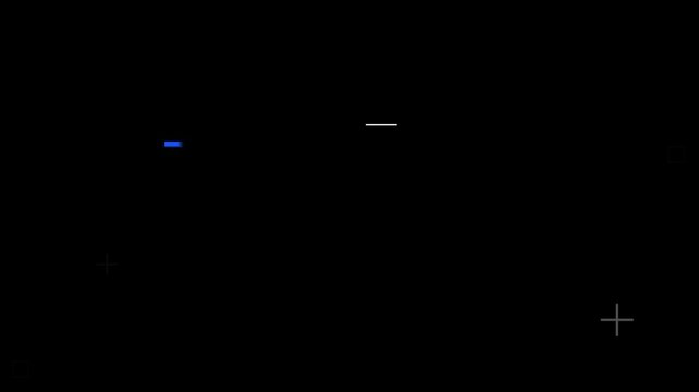 Dynamic typographic animation: 'Turn income into assets.' on a black background with abstract geometric shapes and pulsing lights.