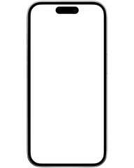 iphone 17 pro Lavender mockup with blank screen.