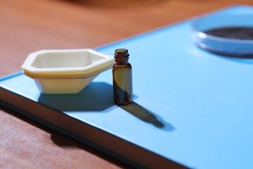 Laboratory vial and weighing boats for scientific research