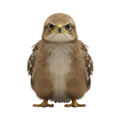 Obraz premium Adorable Baby Hawk Standing