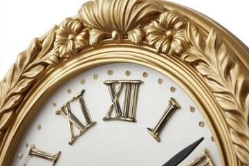 Black and gold luxury clock