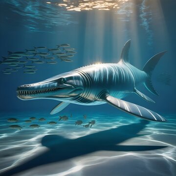 mosasaurus metalic
