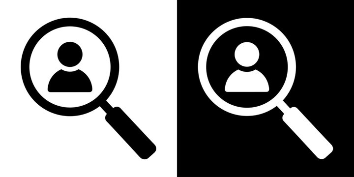Selective icon set concept in flat black and white style on clean background vector illustration design.