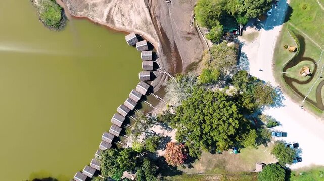 Giant animal sculptures at Huay Tueng Thao Sculpture Park Chiang Mai