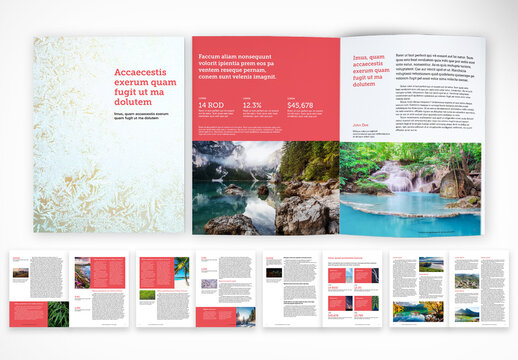 Modern Editorial Travel Magazine Template
