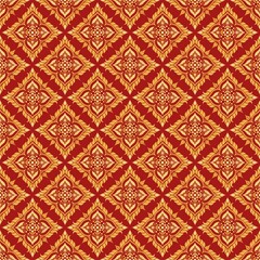 seamless pattern with indian ornament. vector illustration