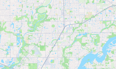 Fishers Indiana map