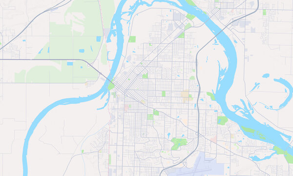 Fort Smith Arkansas map