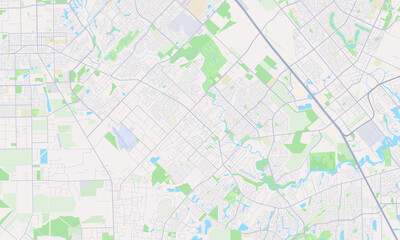Obraz premium Friendswood Texas map