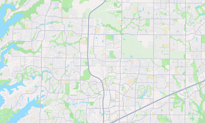 Obraz premium Frisco Texas map