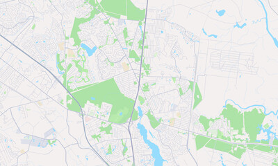 Naklejka premium Goose Creek South Carolina map