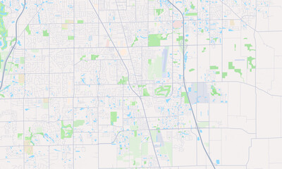 Obraz premium Greenwood Indiana map