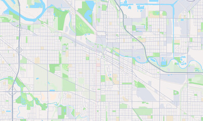 Fototapeta premium Hammond Indiana map