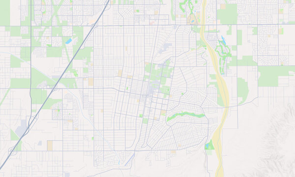 Hesperia California map