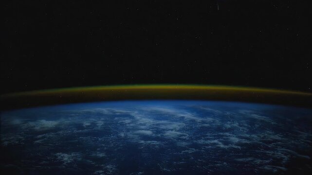 Atmosphere Planet Earth. Elements of this image furnished by NASA