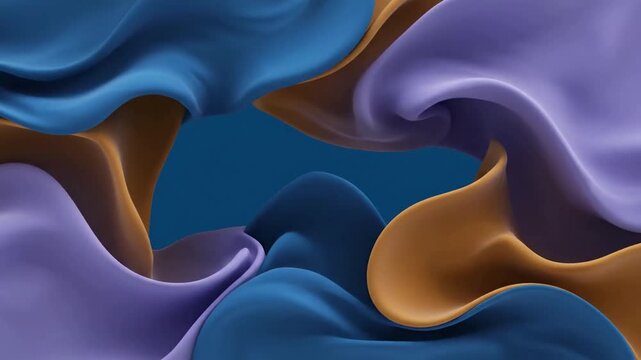 Fluid Organic Transitions Seamless movement and evolution of abstract shapes.