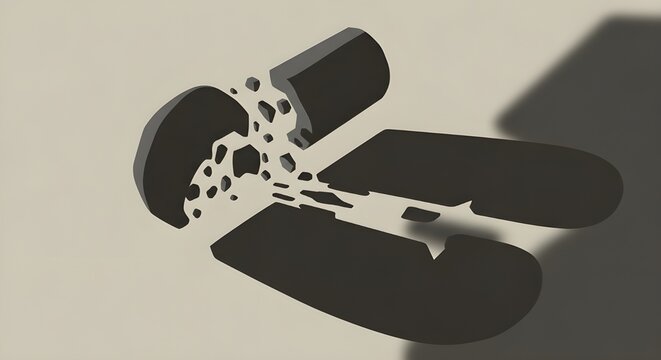 A broken object