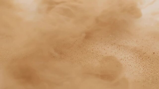 Abstract Desert Textures Focus on the granular beauty and flowing patterns reminiscent of sand dunes.