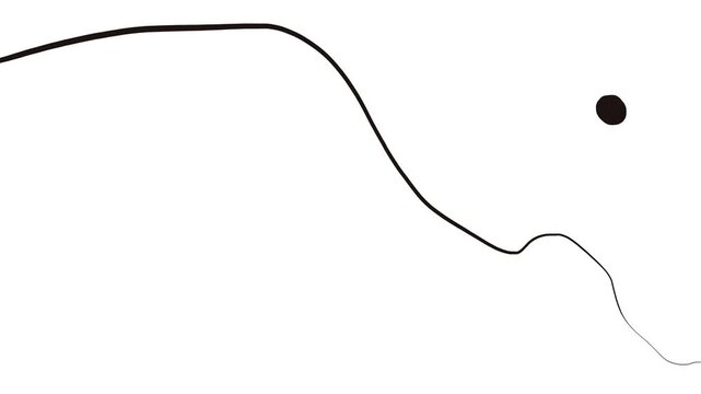 A line or border on the screen moves, distorts, or changes. Balls fly into it, bouncing off and trying to collide again.