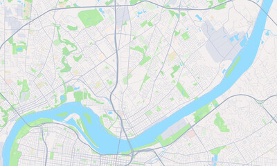 Obraz premium Jeffersonville Indiana map