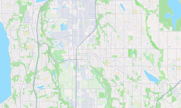 Kent Washington map