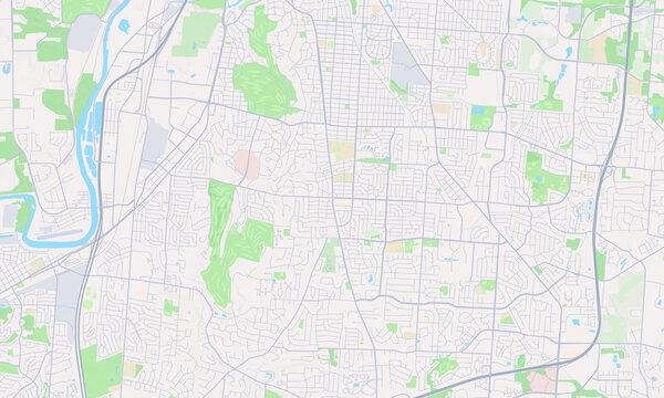 Kettering Ohio map
