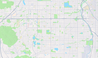 Naklejka premium Lakewood Colorado map