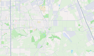 Obraz premium Lancaster Texas map