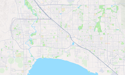 Obraz premium Lehi Utah map