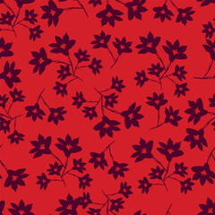 Seamless pattern from bouquet cute floral Traditional ornament yellow floral pattern,Abstract seamless simple floral pattern. Flower pattern. Spring pattern. used for textile, wallpaper, card   © BALEE