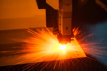 Light Blade Forging Metal: The Precise Moment of Laser Drilling