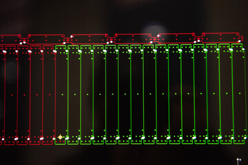 Visualization of CNC machining paths for laser drilling machines