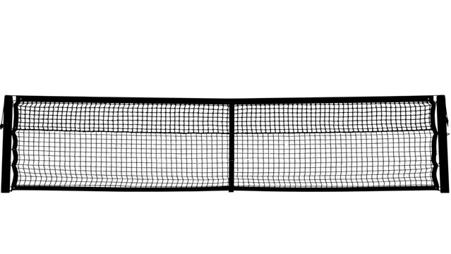 tennis net on black