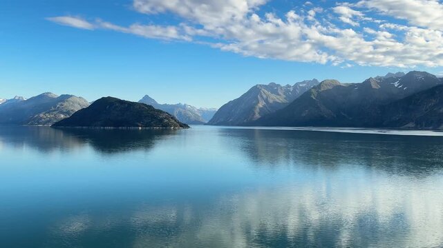 Glacier Bay National Park, Alaska Cruise, Panning, late August