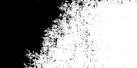 Obraz premium Grunge ink water splash texture illustration with a dirty paint spray splat and art border on a black wallpaper background