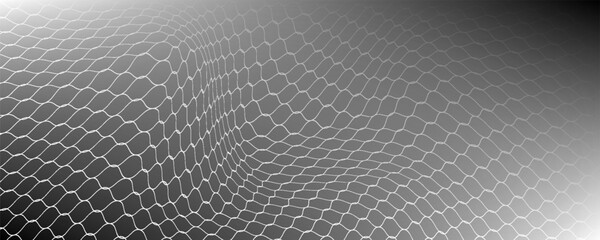 Mesh texture for fishing nets. Seamless pattern for sportswear or soccer goal, vector Eps10. © ifon