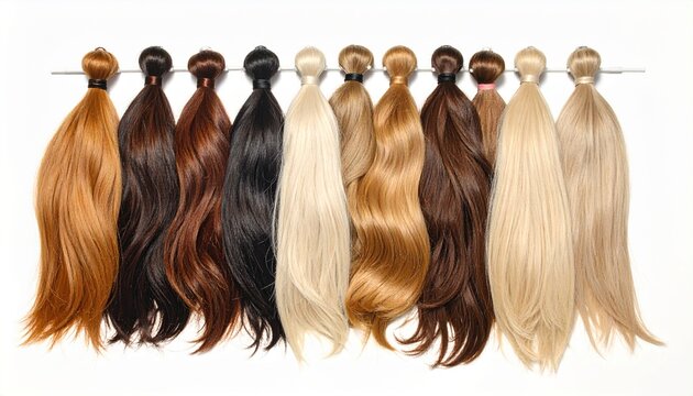 ヘアドネーション用の髪の毛の束