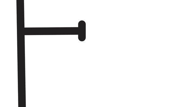 There's a horizontal lever or switch on the screen. It periodically activates the frame next to it.
