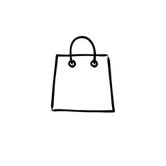 shopping bag isolated on white background