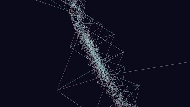 Animated background abstrack pattern of blue and green shapes suitable for backgrounds, textiles, wallpaper, and graphic design projects. Versatile and modern.