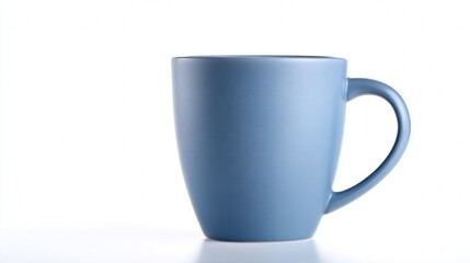 Obraz premium contemporary blue tableware isolated on white for branding interior and lifestyle design use