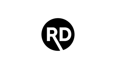 RD initial letters logo or RD monogram	