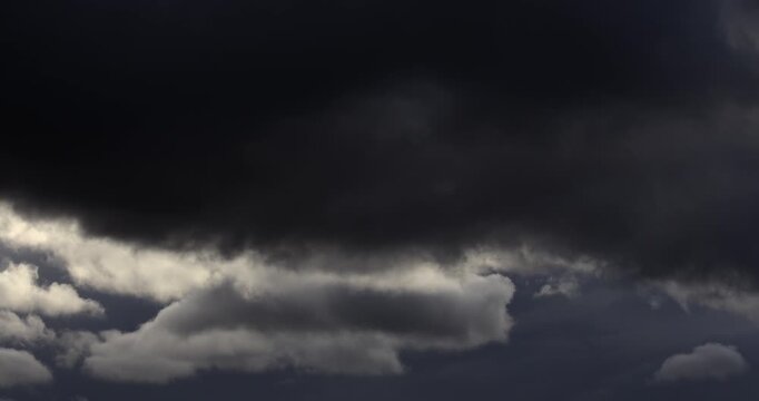 Nature Environment Dark huge cloud sky black stormy cloud motion big stormy rain day thunderstorm clouds dancing panorama horizon Time lapse blue cloud moving oxygen Storm giant moving fast movie time