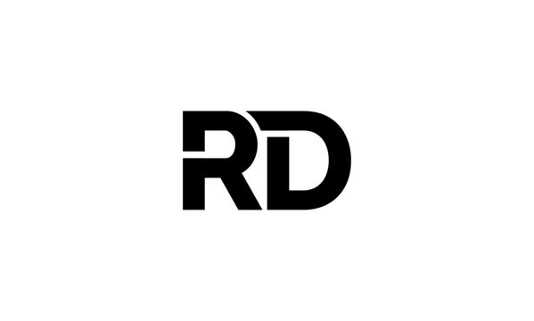 RD initial letters logo or RD monogram	